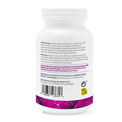 Arginina AKG de HSN | 1000mg | Óxido Nítrico más Potente, Rendimiento Deportivo, Efecto Vasodilatador, Apto Veganos, Sin Gluten, Sin Lactosa, 120 cápsulas vegetales