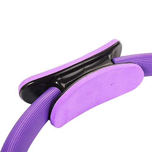 Arichtop Herramienta de Deporte de la Aptitud del Entrenamiento de la Yoga Que Adelgaza la Rueda Dual Grip Yoga del Anillo de Pilates Ejercicio del músculo Círculo Cuerpo