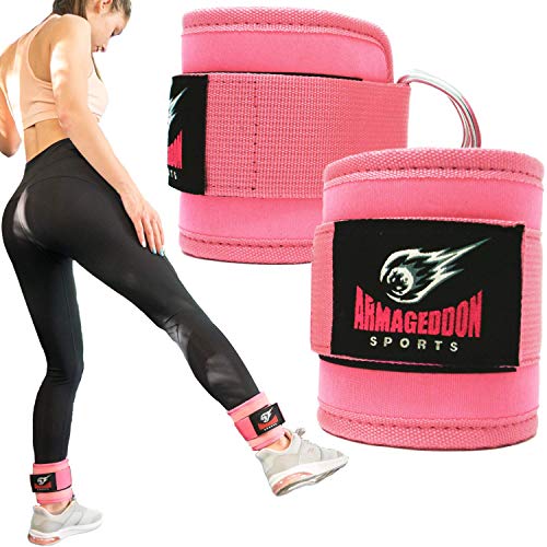 Pack 2 Tobilleras Poleas Gym Ajustable Accesorios Gimnasio, Rosa Cómoda  Accesorios para Gym para Fuerza Superior Cable Maquinas, Gimnasio, Fitness  - Mujeres y Hombres : : Deportes y aire libre