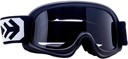 ARMOR Helmets AG-49 Gafas Cross Moto, Ninos, Negro Mate