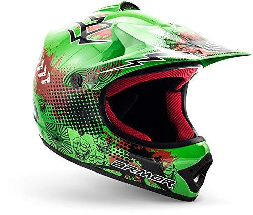 ARMOR Helmets AKC-49 Casco Moto-Cross, DOT certificado, Bolsa de transporte, L (57-58cm), Verde ARMOR Helmets AKC-49 Casco Moto-Cross, DOT certificado, Bolsa de transporte, L (57-58cm), Verde
