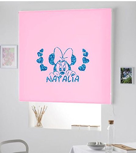 ARONE TEXTIL Regalos Originales - PERSIANA Estor Enrollable Infantil TRANSLUCIDO/Estor Personalizado con Nombre Y Dibujo Minnie Natal- Cortinas HABITACION Infantil (Rosa Claro, 140X175) ARONE TEXTIL Regalos Originales - PERSIANA Estor Enrollable Infantil TRANSLUCIDO/Estor Personalizado con Nombre Y Dibujo Minnie Natal- Cortinas HABITACION Infantil (Rosa Claro, 140X175)