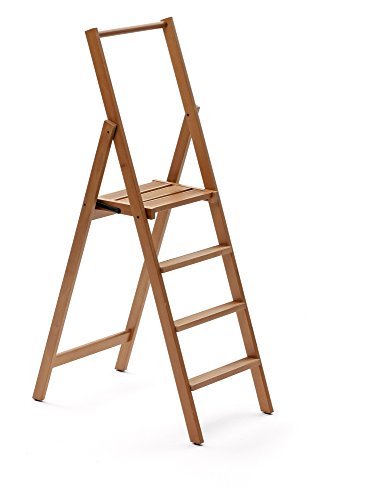 Arredamenti Italia Escalera 4 peldaños KIMORA, madera - Plegable - Color: madera de cerezo"Ar-It il cuore del legno" Arredamenti Italia Escalera 4 peldaños KIMORA, madera - Plegable - Color: madera de cerezo"Ar-It il cuore del legno"