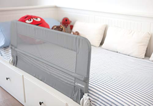 Arregui A-1044220 - Barrera de cama, seguridad infantil, Abatible, facil instalacion, Gris Arregui A-1044220 - Barrera de cama, seguridad infantil, Abatible, facil instalacion, Gris