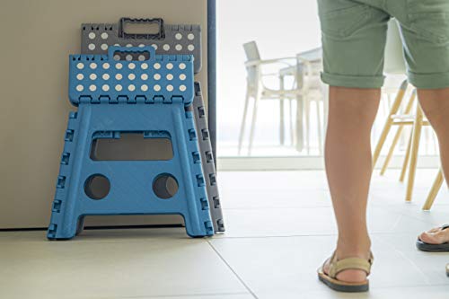 Arregui TB-027-A Taburete Plegable Multiuso, 27 cm de altura, Azul, 27 x 29 x 22 cm Arregui TB-027-A Taburete Plegable Multiuso, 27 cm de altura, Azul, 27 x 29 x 22 cm
