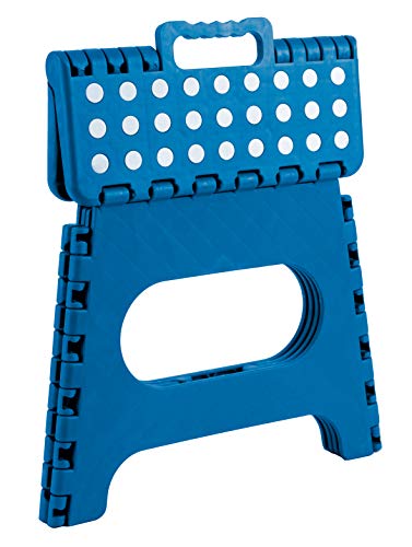 Arregui TB-027-A Taburete Plegable Multiuso, 27 cm de altura, Azul, 27 x 29 x 22 cm