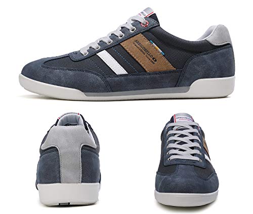 ARRIGO BELLO Zapatos Hombre Vestir Casual Zapatillas Deportivas Running Sneakers Corriendo Transpirable Tamaño 40-46 (42 EU, Azul Claro) ARRIGO BELLO Zapatos Hombre Vestir Casual Zapatillas Deportivas Running Sneakers Corriendo Transpirable Tamaño 40-46 (42 EU, Azul Claro)