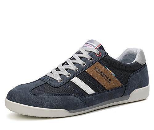 ARRIGO BELLO Zapatos Hombre Vestir Casual Zapatillas Deportivas Running Sneakers Corriendo Transpirable Tamaño 40-46 (42 EU, Azul Claro) ARRIGO BELLO Zapatos Hombre Vestir Casual Zapatillas Deportivas Running Sneakers Corriendo Transpirable Tamaño 40-46 (42 EU, Azul Claro)