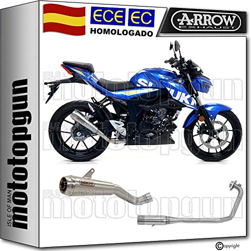 ARROW ESCAPE COMPLETO CATALIZADO Y HOMOLOGADO PRO-RACE CON FONDO INOX EN NICHROM COMPATIBLE CON SUZUKI GSX-S 125 2017 17 71871PRI + 71681KZ ARROW ESCAPE COMPLETO CATALIZADO Y HOMOLOGADO PRO-RACE CON FONDO INOX EN NICHROM COMPATIBLE CON SUZUKI GSX-S 125 2017 17 71871PRI + 71681KZ