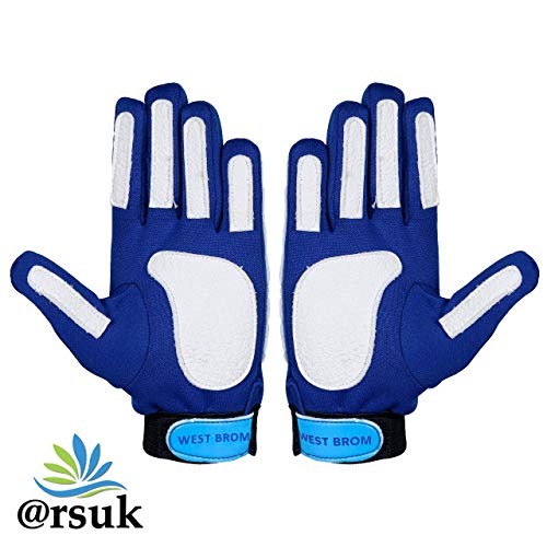 ARSUK Guantes de Portero niño e Infantil, Fútbol e Deportes, Antideslizante Proporciona un Agarre Poderoso, Edad Unisex 9-12 años (West BROM-Size:06)