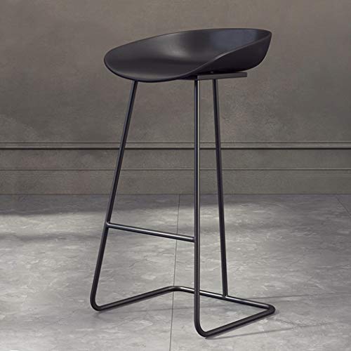Arte de Hierro Taburetes de Bar Sillas de Pub para el Desayuno en el Taburete de la Cocina con Asiento/reposapiés Confort, Taburete de Bar nórdico Metal Creativo Silla del Comedor, Negro Arte de Hierro Taburetes de Bar Sillas de Pub para el Desayuno en el Taburete de la Cocina con Asiento/reposapiés Confort, Taburete de Bar nórdico Metal Creativo Silla del Comedor, Negro
