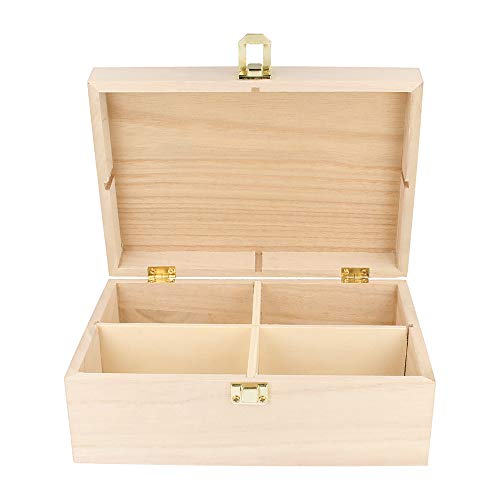 Artemio - Caja para té (Madera, 20 x 14 x 8 cm), Color Beige