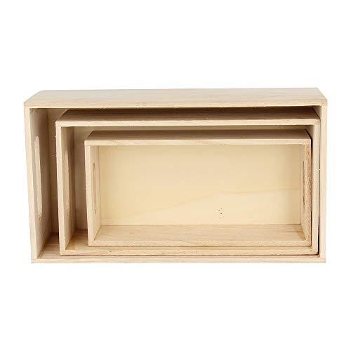 Artemio - Juego de 3 Cajas para Almacenamiento, Color Beige Artemio - Juego de 3 Cajas para Almacenamiento, Color Beige