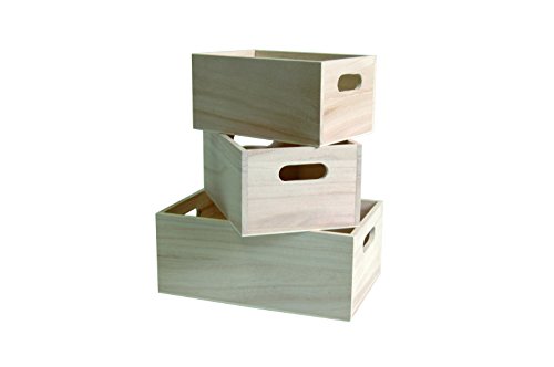 Artemio - Juego de 3 Cajas para Almacenamiento, Color Beige Artemio - Juego de 3 Cajas para Almacenamiento, Color Beige