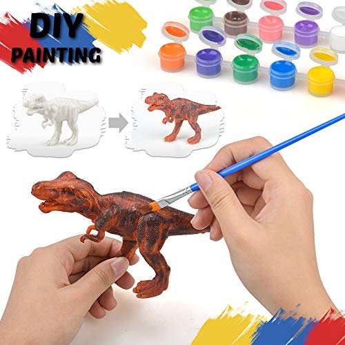 Artes Manualidades Kits Pintura Dinosaurios para Niños Chico Niña 6 7 8 años Juguetes Pintura Dinosaurios Bricolaje Manualidades Herramientas Bricolaje Kit Herramientas Regalo Juguete 5-12 años Niños