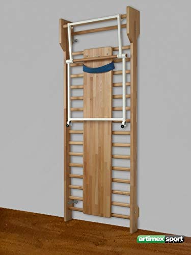 ARTIMEX Barra de traccion Plegable para espaldera - utilizadas en hogares, gimnasios o centros de Fitness para Entrenamiento y Fitness, código 248 ARTIMEX Barra de traccion Plegable para espaldera - utilizadas en hogares, gimnasios o centros de Fitness para Entrenamiento y Fitness, código 248