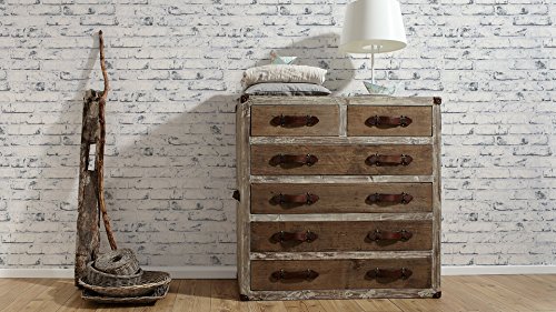 A.S. Création papel pintado de tejido-no-tejido New England beige gris 10,05 m x 0,53 m 907837