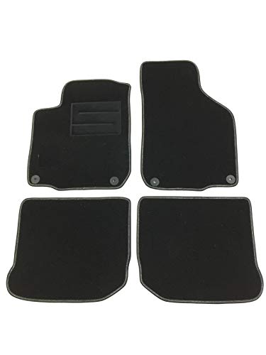 ASC Alfombrillas para Golf IV 1999-2004 con botones y talonera ASC Alfombrillas para Golf IV 1999-2004 con botones y talonera