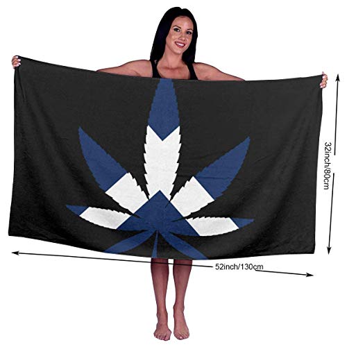 asdew987 Toallas de playa con diseño de bandera de Tenerife para adolescentes, niñas y adultos, toalla de viaje de 76 x 137 cm