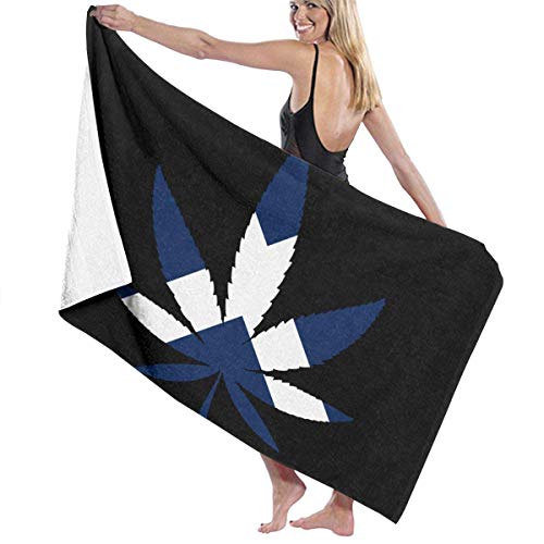 asdew987 Toallas de playa con diseño de bandera de Tenerife para adolescentes, niñas y adultos, toalla de viaje de 76 x 137 cm