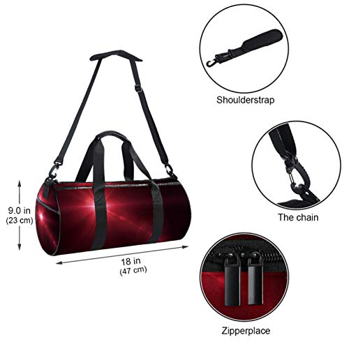 ASDFSD Bolsa de deporte de playa con correa ajustable para el hombro, bolsos y cremallera para equipo de gimnasio, pelotas deportivas y deportes acuáticos.