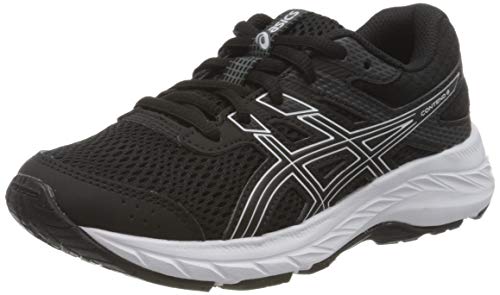 Asics Contend 6, Sneaker Unisex Adulto, Negro, 39 EU