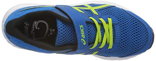 ASICS Contend 6, Sneaker Unisex-Child, Directoire Blue Lime Zest, 33.5 EU