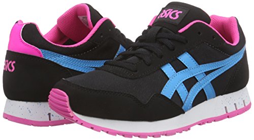 Asics Curreo Hn537-9039, Zapatillas Unisex Adulto, Negro (Black/Atomic Blue 9039), 39 EU