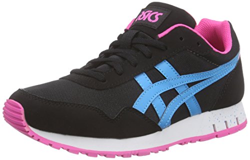 Asics Curreo Hn537-9039, Zapatillas Unisex Adulto, Negro (Black/Atomic Blue 9039), 39 EU