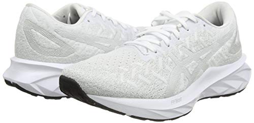 ASICS Dynablast, Zapatillas Mujer, White/Glacier Grey, 37.5 EU