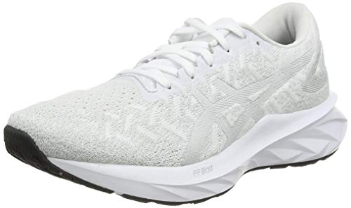 ASICS Dynablast, Zapatillas Mujer, White/Glacier Grey, 37.5 EU