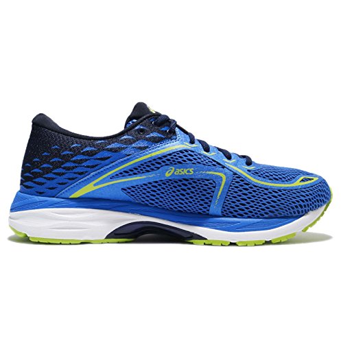 Asics Gel-Cumulus 19, Zapatillas de Gimnasia Hombre, Azul (Directoire Blue / Peacoat / Energy Green), 42 EU Asics Gel-Cumulus 19, Zapatillas de Gimnasia Hombre, Azul (Directoire Blue / Peacoat / Energy Green), 42 EU