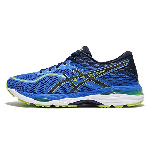 Asics Gel-Cumulus 19, Zapatillas de Gimnasia Hombre, Azul (Directoire Blue / Peacoat / Energy Green), 42 EU Asics Gel-Cumulus 19, Zapatillas de Gimnasia Hombre, Azul (Directoire Blue / Peacoat / Energy Green), 42 EU