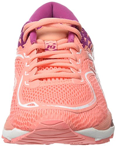 Asics Gel-Cumulus 19, Zapatillas de Running para Mujer, Rosa (Begonia Pink/Begonia Pink/Baton Rouge 0606), 39 EU