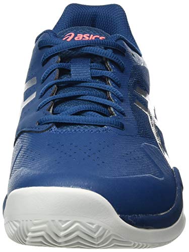 ASICS Gel-Game 7 Clay, Zapatos de Tenis Hombre, Mako Blue Pure Silver Cover Case Azul, 45 EU