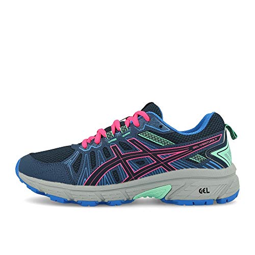 ASICS Gel-Venture 7 GS, Zapatillas Deportivas, Peacoat/Hot Pink, 35.5 EU