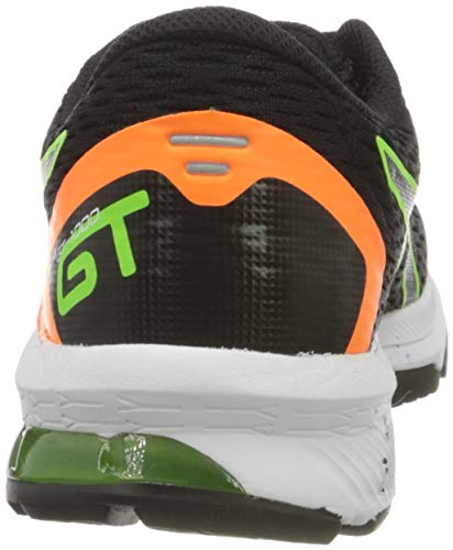 Asics GT-1000 9 GS, Zapatos para Correr, Black/Green Gecko, 38 EU