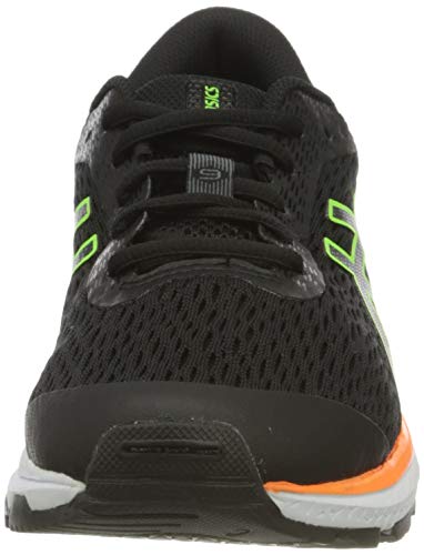 Asics GT-1000 9 GS, Zapatos para Correr, Black/Green Gecko, 38 EU