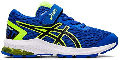 Asics Gt-1000 9 PS, Running Shoe Boys, Tuna Blue/Negro, 32.5 EU