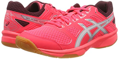 Asics Hallenschuh Gel-Flare 6 GS, Zapatillas de Deporte Interior Unisex Adulto, Rosa (Diva Pink/Silver 700), 40 EU Asics Hallenschuh Gel-Flare 6 GS, Zapatillas de Deporte Interior Unisex Adulto, Rosa (Diva Pink/Silver 700), 40 EU