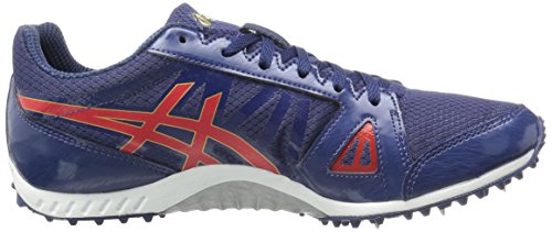 ASICS Men's Hyper XC Cross-Country Running Shoe, Estate Blue/Vermilion/Rich Gold, 14 M US