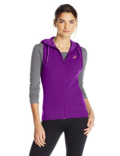 ASICS - Sudadera con capucha para mujer - 122841, S, Púrpura (Purple Magic)