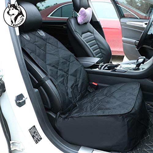 Asiento Coche Mascota Negro Juguete Perro Grande para Perros - Funda para Asiento Trasero para Mascotas Protector de Maletero Funda para Botas - Protección con Solapa de Parachoques/Antideslizante