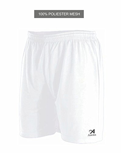 Asioka 90/08 Pantalón Corto Técnico Deportivo, Unisex Adulto, Blanco, XL Asioka 90/08 Pantalón Corto Técnico Deportivo, Unisex Adulto, Blanco, XL