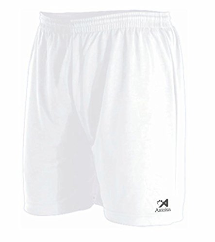 Asioka 90/08 Pantalón Corto Técnico Deportivo, Unisex Adulto, Blanco, XL Asioka 90/08 Pantalón Corto Técnico Deportivo, Unisex Adulto, Blanco, XL