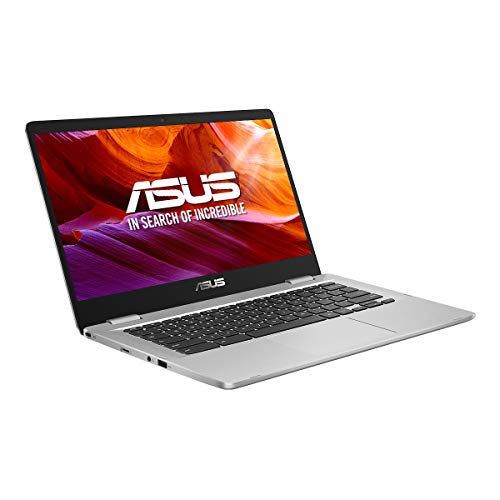 ASUS Chromebook Z1400CN-BV0306 - Ordenador portátil de 14" HD (Intel Celeron N3350, 4GB RAM, 32GB EMMC, Intel HD Graphics 500, Chrome OS) Plata - Teclado QWERTY Español ASUS Chromebook Z1400CN-BV0306 - Ordenador portátil de 14" HD (Intel Celeron N3350, 4GB RAM, 32GB EMMC, Intel HD Graphics 500, Chrome OS) Plata - Teclado QWERTY Español