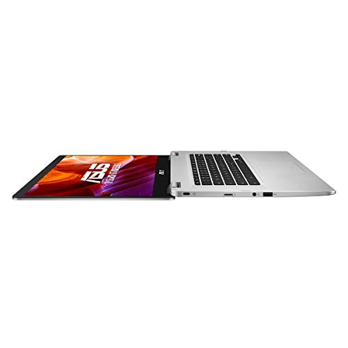 ASUS Chromebook Z1500CN-EJ0165 - Ordenador portátil de 15.6" FullHD (Intel Pentium N4200, 8GB RAM, 64GB EMMC, Intel HD Graphics 505, Chrome OS) Plata - Teclado QWERTY Español