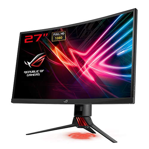 Asus ROG Strix XG27VQ - Monitor Curvo de Gaming de 27" (Full HD, resolucion de 1920x1080p, 144Hz, Extreme Low Motion Blur, Adaptive-Sync, FreeSync)