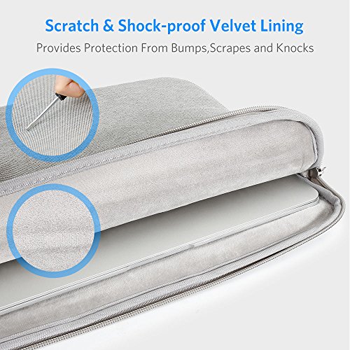 AtailorBird Funda Ordenador Portatil 15,6 Pulgadas,Bolsa pc Portátil Impermeable Anti-rasguños Antigolpes,Funda 15,6 Acolchada per Laptop/Notebook/MacBook/Chromebook -Gris AtailorBird Funda Ordenador Portatil 15,6 Pulgadas,Bolsa pc Portátil Impermeable Anti-rasguños Antigolpes,Funda 15,6 Acolchada per Laptop/Notebook/MacBook/Chromebook -Gris
