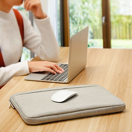 AtailorBird Funda Ordenador Portatil 15,6 Pulgadas,Bolsa pc Portátil Impermeable Anti-rasguños Antigolpes,Funda 15,6 Acolchada per Laptop/Notebook/MacBook/Chromebook -Gris